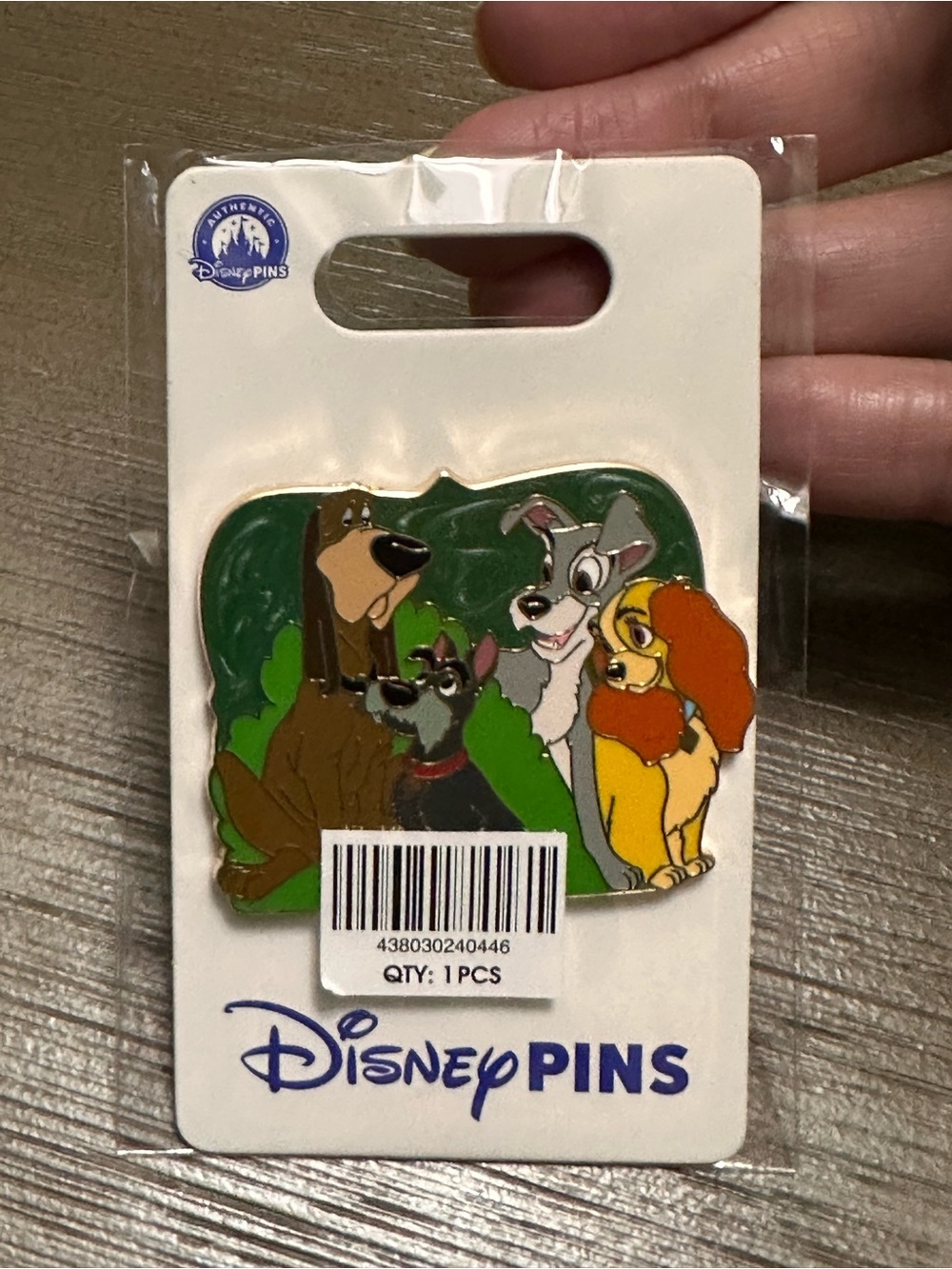 2026 Disney Lady &  The Tramp Cast Pin - Lady, Tramp, Jock & Trusty Dogs